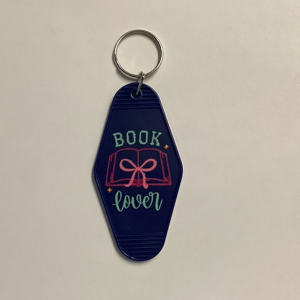 Blue Book Lover Keychain